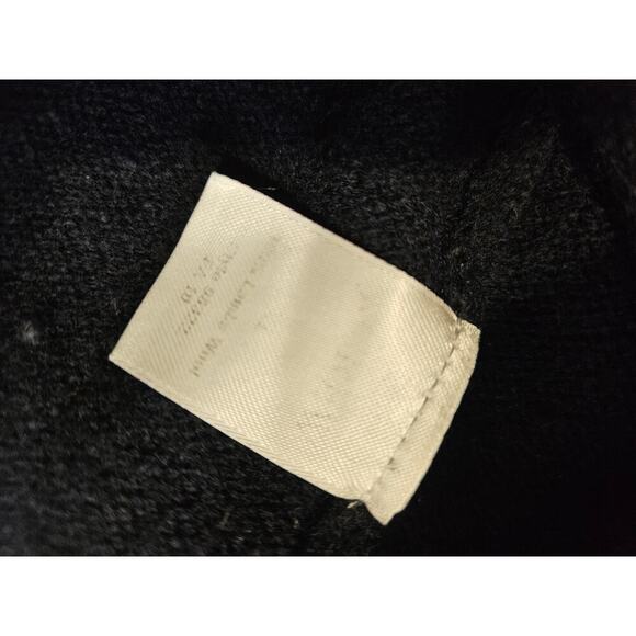 J Crew Pullover Sweater Men's Size XL Navy 100% Lambs Wool 1/4 Zip Long Sleeve - Picture 5 of 6